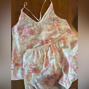 Stars above tie dye pajama set